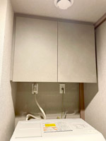 洗濯機上部収納